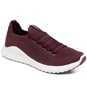 Aetrex Carly Knit Sneaker Burgundy Women's 10.5-11